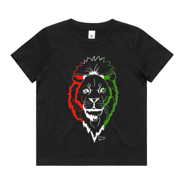 tricolour LION x kids tee Thumbnail