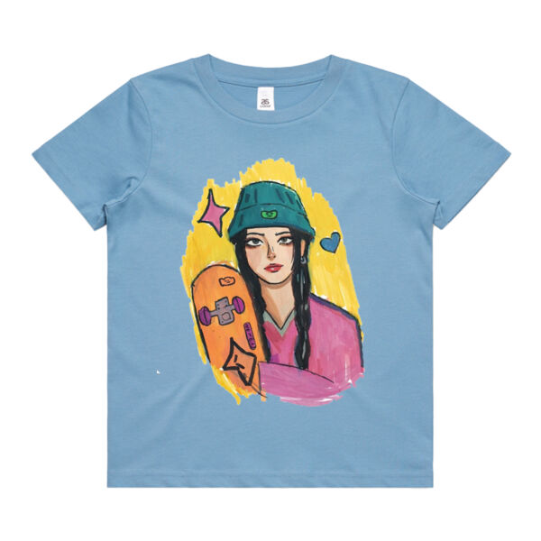 gaza skate girl x kids tee Thumbnail