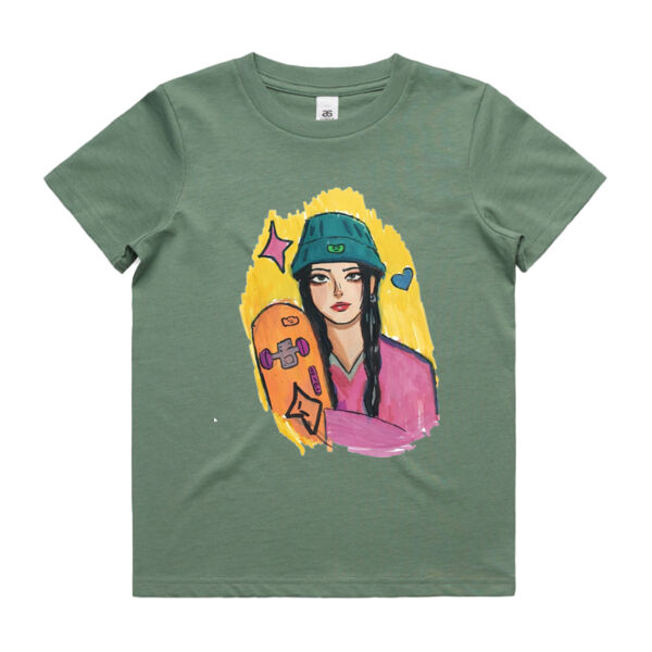 gaza skate girl x youth tee  Thumbnail
