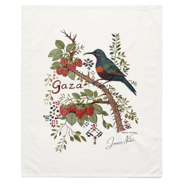 Red Gold x tea towel  Thumbnail